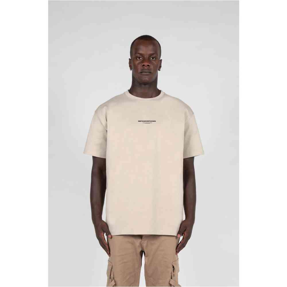 MJ GONZALES - Metamorphose V.4 X Heavy Oversized Heren Tshirt - Creme